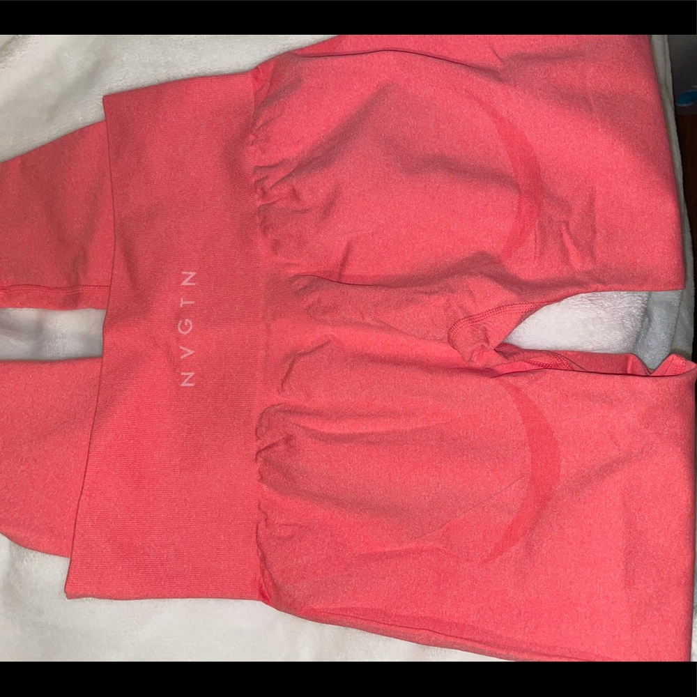 NVGTN coral contour legging